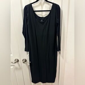 Hatch Women's Long Sleeve Black Dress